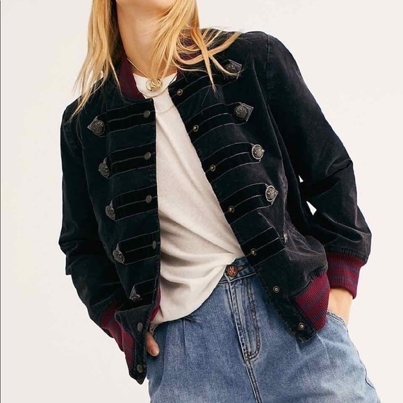 Free people atlas cord bomber jacket NWT - Picture 4 of 14